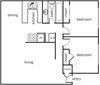 2 Bed 1 Bath